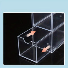 Clear Eyeglasses Storage Box Acrylic Glasses Storage Rack Organizer Case