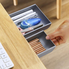 Hidden Storage Drawer, Self-Adhesive Desk Organizer
