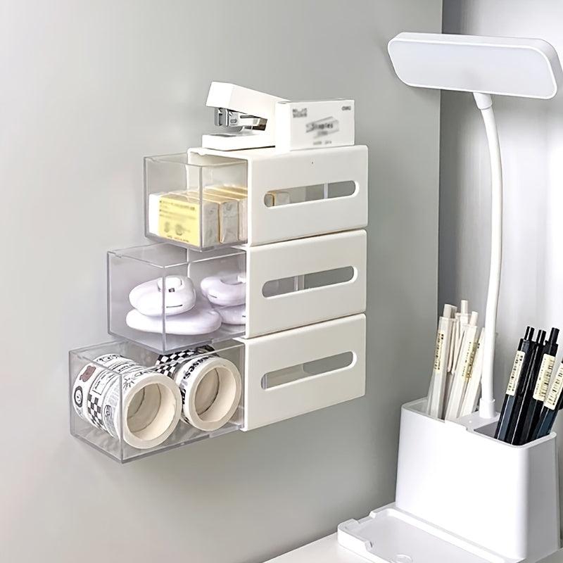 Double Sided Adhesive Organizer Case for Bathroom Office