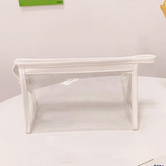 Large Capacity Transparent Triangle Pencil Case