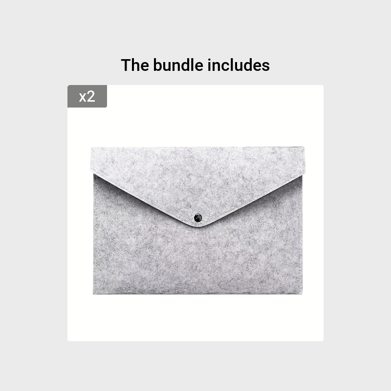 Felt File Bag Office Bill Business Gift Bag Student Information Bag