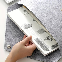 Felt File Bag Office Bill Business Gift Bag Student Information Bag
