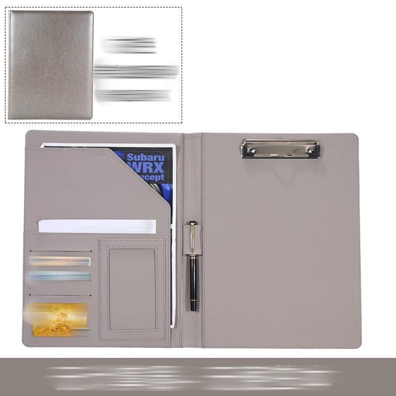 A4 Leather Portfolio Organiser with Calculator