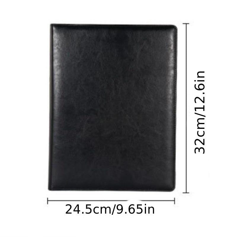 A4 Leather Portfolio Organiser with Calculator