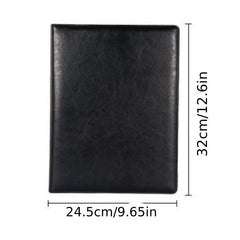 A4 Leather Portfolio Organiser with Calculator