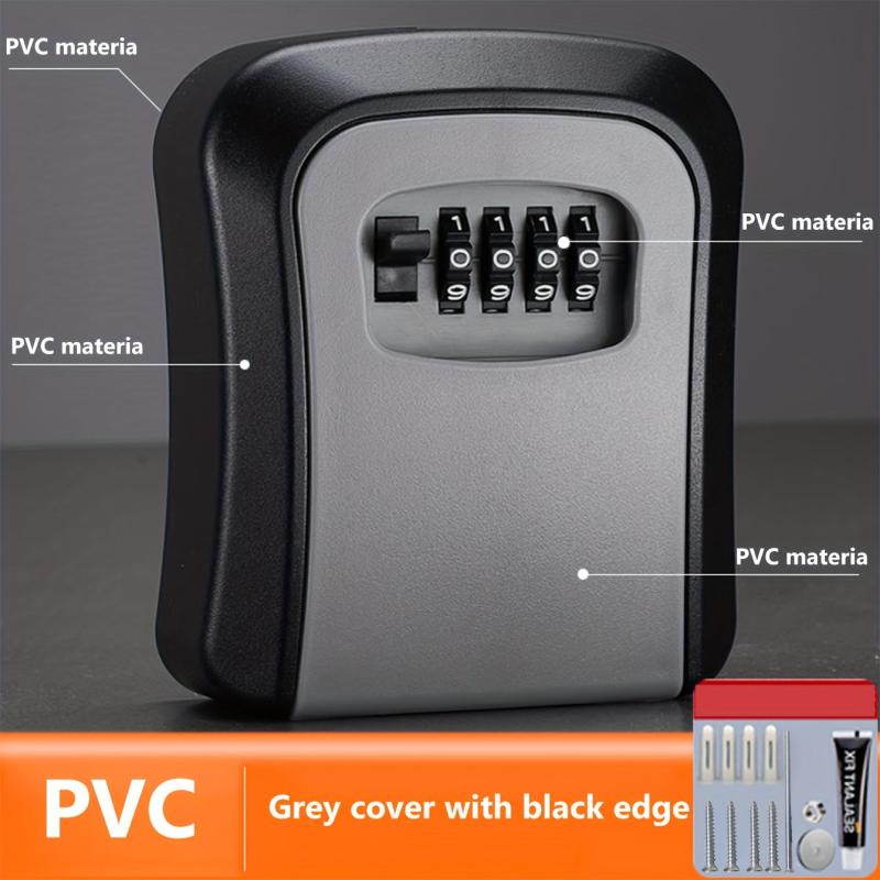 Key Lock Box Wall Mounted Waterproof Key Storage Lock Box For Outdoor & Indoor