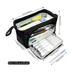 Large Capacity Tote Pencil Bag for Boys and Girls