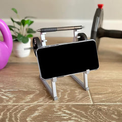 Gym Themed Barbell Rack Pen Holder for Fitness Enthusiasts