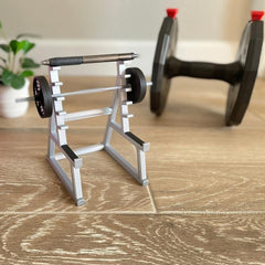 Gym Themed Barbell Rack Pen Holder for Fitness Enthusiasts