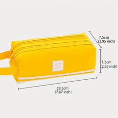 Double Layer Pencil Case for Students