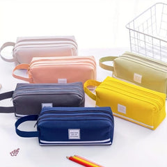 Double Layer Pencil Case for Students