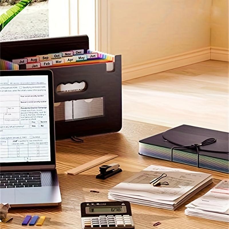 12-24 Pocket Expanding File Folder Organizer