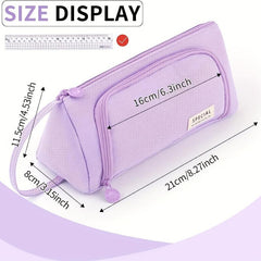 Handheld Pencil Pouch Pen Bag Stationery Storage for Office College Adults