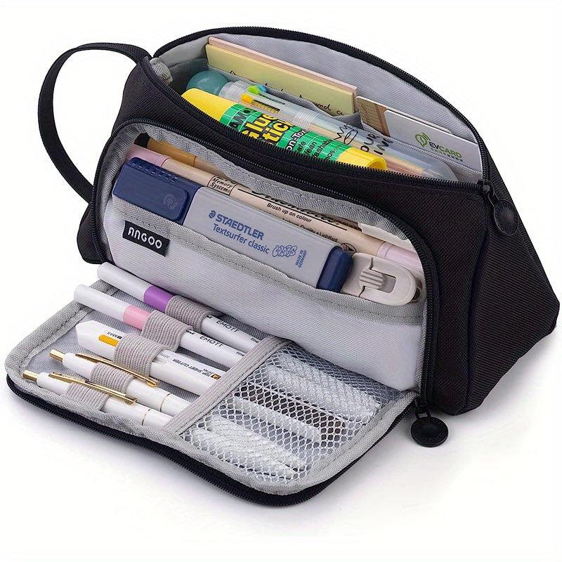 Handheld Pencil Pouch Pen Bag Stationery Storage for Office College Adults