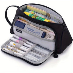 Handheld Pencil Pouch Pen Bag Stationery Storage for Office College Adults