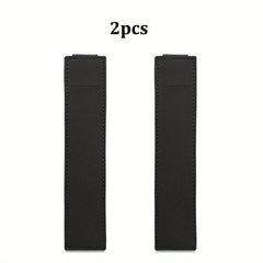 2pcs Leather Adjustable Elastic Band Pen Holder For Planner and Notebook