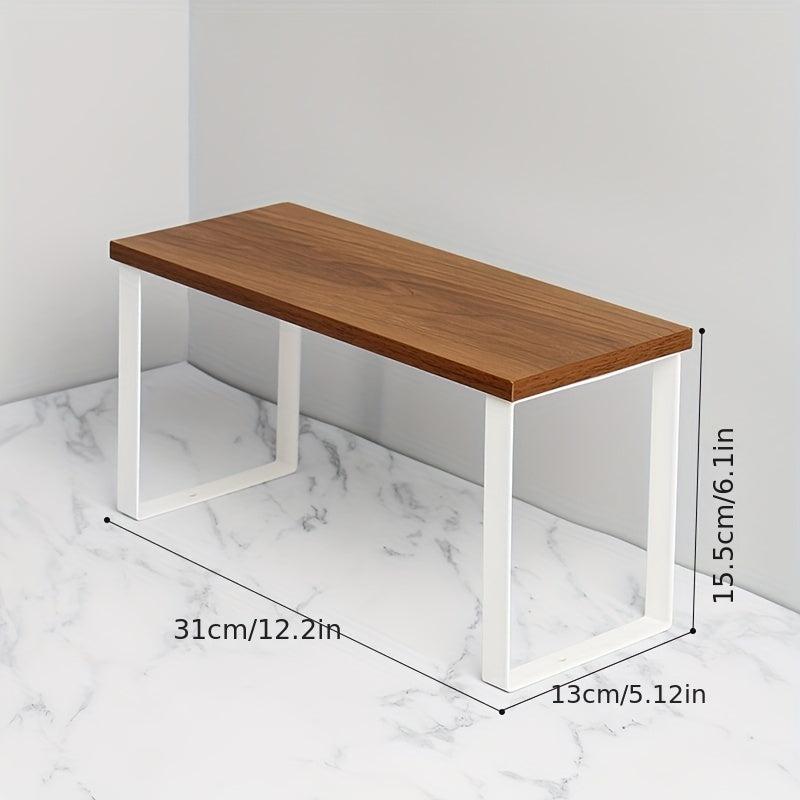 Desktop Iron Storage Rack for Bathroom Kitchen Organization