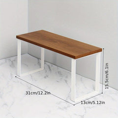 Desktop Iron Storage Rack for Bathroom Kitchen Organization