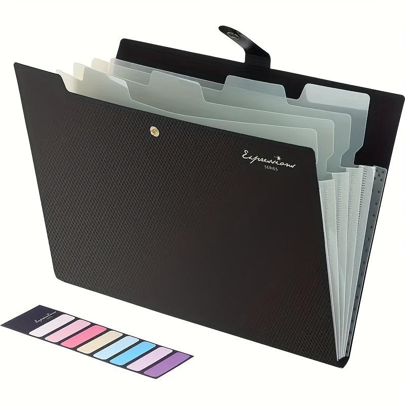 Expandable Organization Bag with 5 Pockets - A4 Size