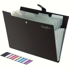 Expandable Organization Bag with 5 Pockets - A4 Size