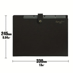 Expandable Organization Bag with 5 Pockets - A4 Size