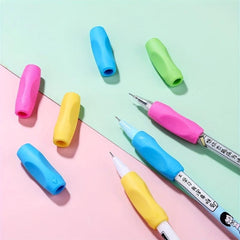 12pcs Pen Grips Silicone Finger Holder Ergonomic Writing Aid