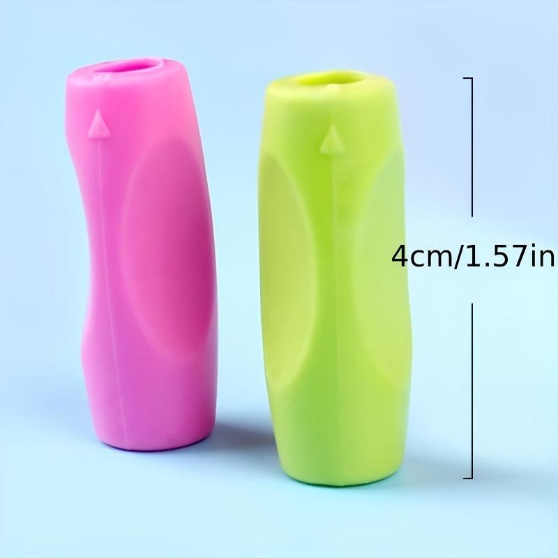 12pcs Pen Grips Silicone Finger Holder Ergonomic Writing Aid