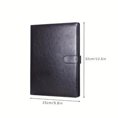 Stylish A4 Leather Folder & Notebook