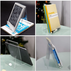 Transparent Acrylic Bookstand Display Rack Bookshelf