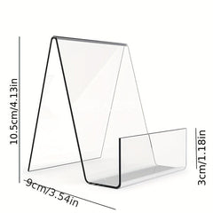 Transparent Acrylic Bookstand Display Rack Bookshelf