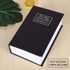 Red Book Money Box Safe Secret Storage English Dictionary W