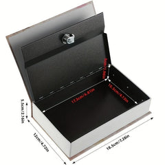 Red Book Money Box Safe Secret Storage English Dictionary W