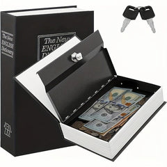 Red Book Money Box Safe Secret Storage English Dictionary W
