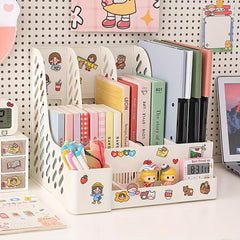 Desktop Bookends Storage Organizer for Office Desk and School