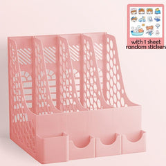 Desktop Bookends Storage Organizer for Office Desk and School