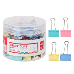 Binder Clips & Paper Clips Set - 40 48 60pcs - 0.59 0.75 1.38 Inch