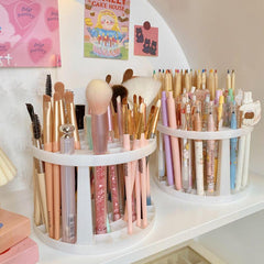 Desktop Storage Rack Pen Holder Brush Makeup Lipstick Eyebrow Pencil 14x10x01cm