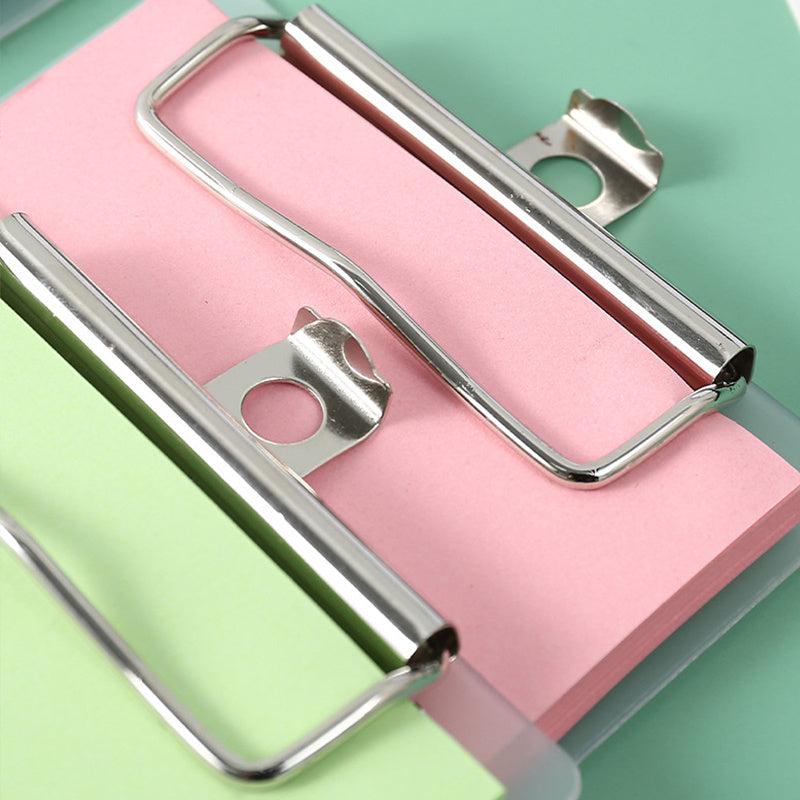 Mini Clipboard Notepads - 50 Sheets - Durable & Convenient - Fits in Purses