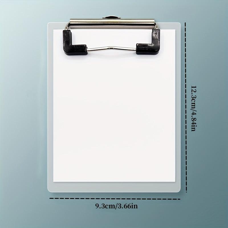 Mini Clipboard Notepads - 50 Sheets - Durable & Convenient - Fits in Purses