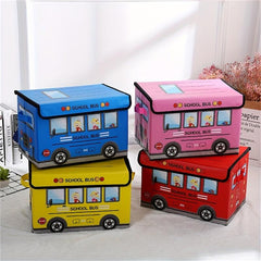 Cartoon Car Foldable Storage Box Waterproof Clothing Snack Organizer