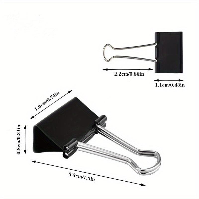 12pcs Long Tail Clip for Office Paper Organization
