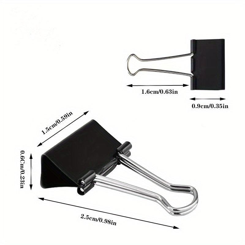 12pcs Long Tail Clip for Office Paper Organization