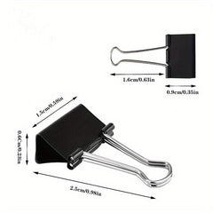 12pcs Long Tail Clip for Office Paper Organization