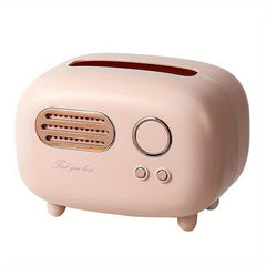 Vintage Tissue Box Radio Model Antique Dispenser