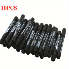 10pcs Oily Waterproof Marker Pen Permanent Paint Colorful Marker Pen