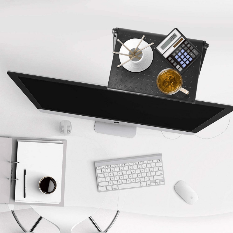 TV Monitor Organizer Shelf for Home & Office Storage