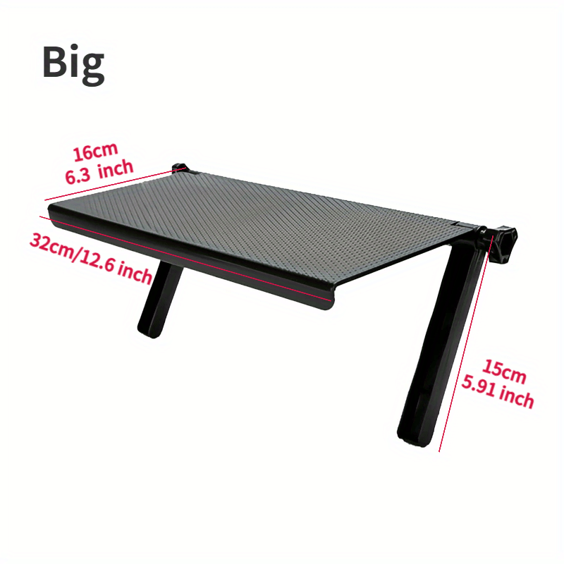 TV Monitor Organizer Shelf for Home & Office Storage