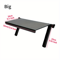 TV Monitor Organizer Shelf for Home & Office Storage