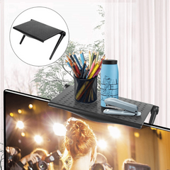 TV Monitor Organizer Shelf for Home & Office Storage