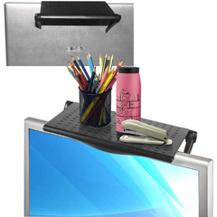 TV Monitor Organizer Shelf for Home & Office Storage